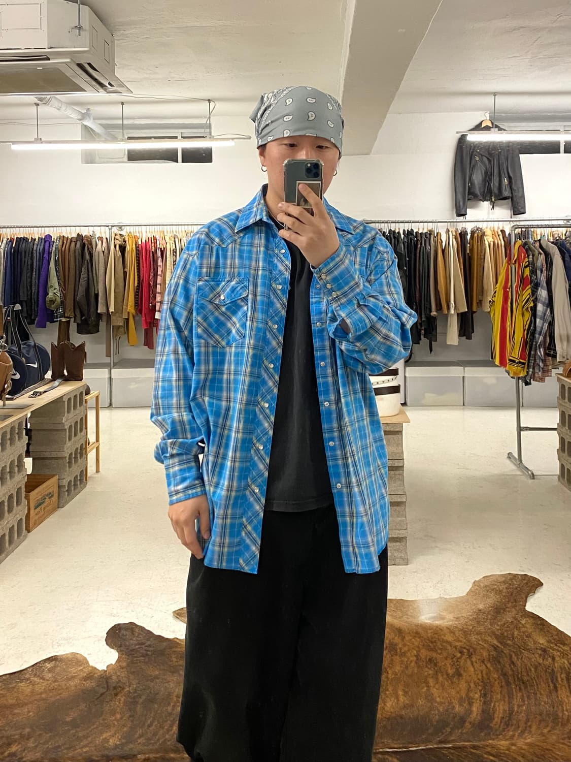 WRANGLER ombre western shirts 랭글러 옴브레 셔츠 상품이미지8