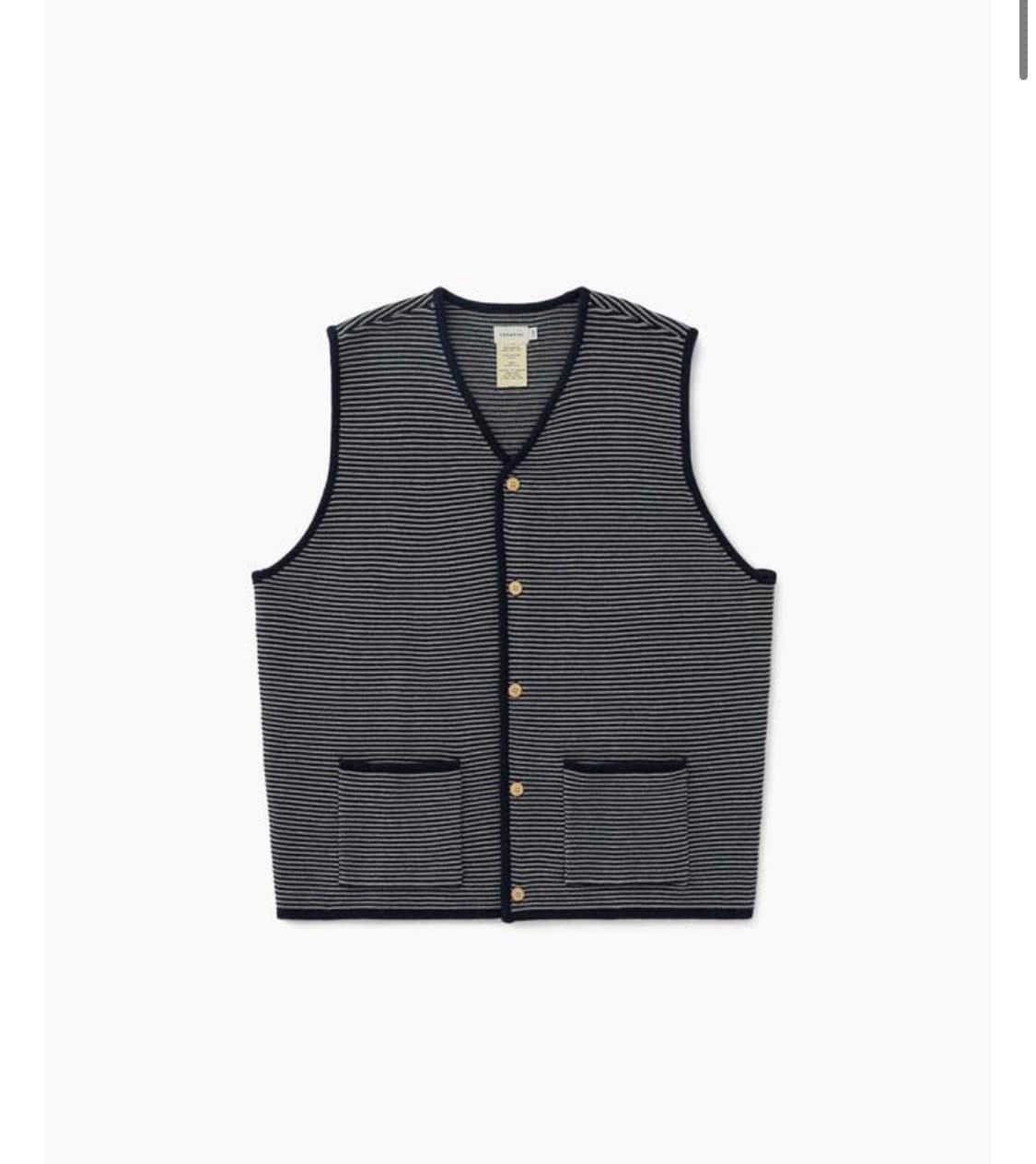 카키스 cabin knit vest L사이즈 상품이미지1