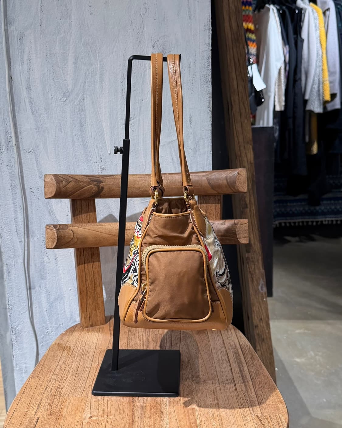 프라다 브라운 베니스 워터컬러 호보백 상품이미지5