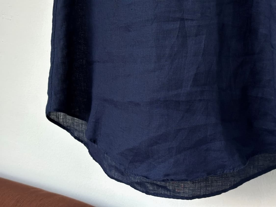 Linen shoulder point sleeveles 상품이미지4