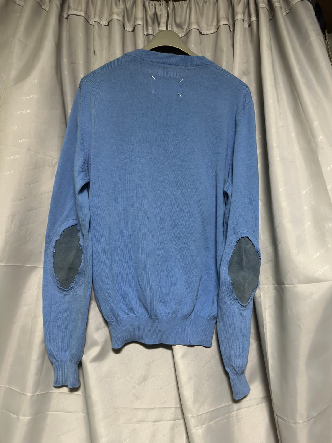 마르지엘라 가죽 엘보우 패치 니트 상품이미지4