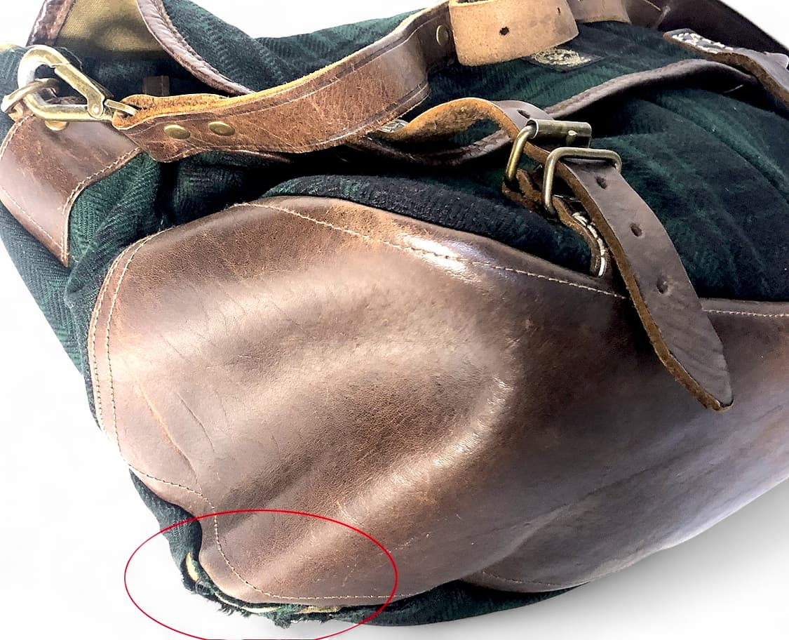 더블알엘 RRL 캔버스 체크 헤리티지 메신저백 상품이미지8