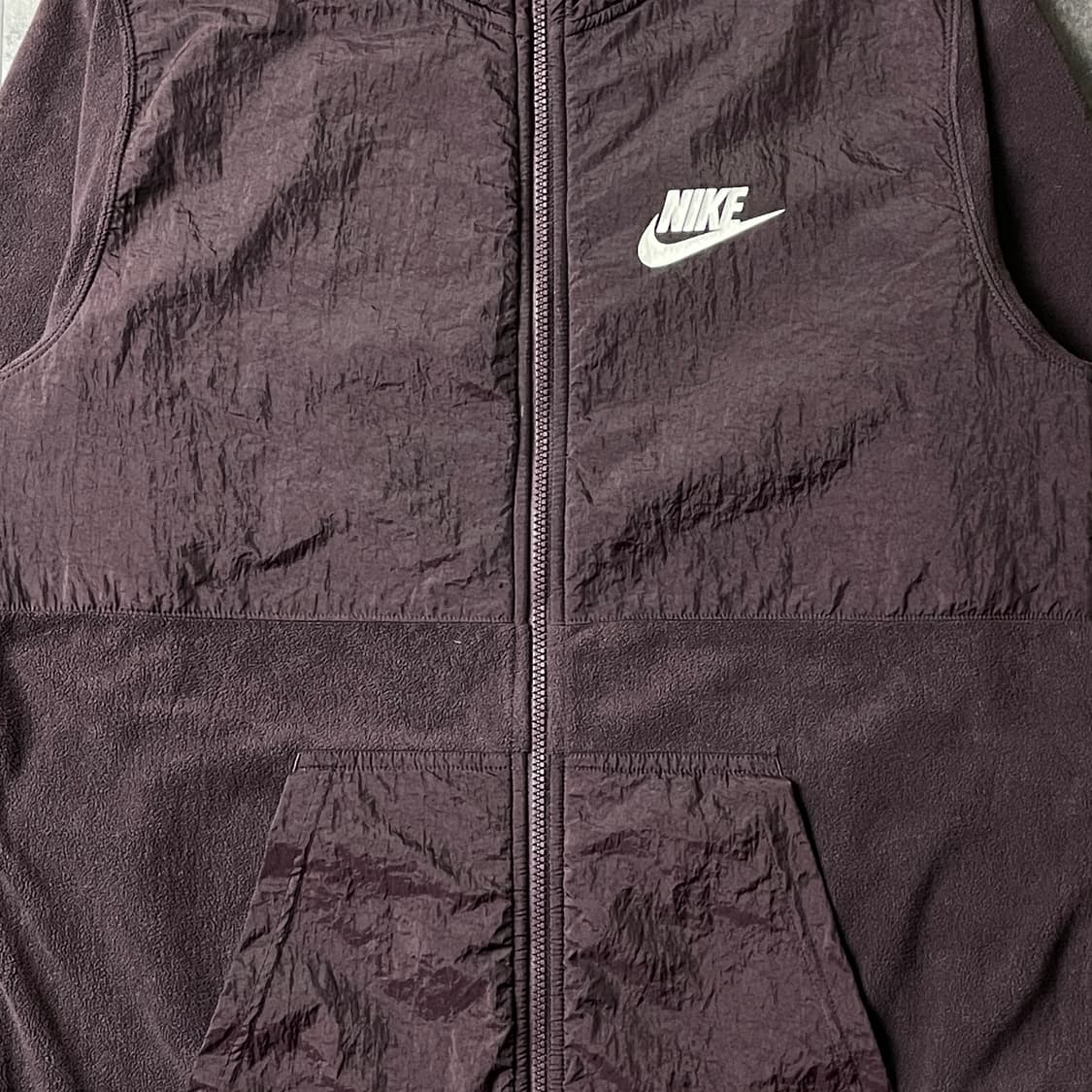 NIKE 나이키 빈티지 와인 플리스 윈드브레이커 A00559 상품이미지3