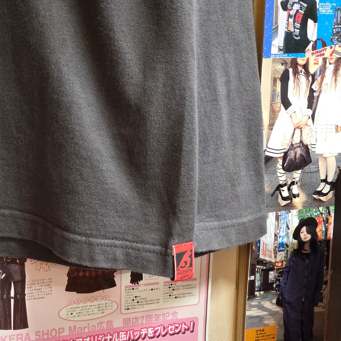 JPN 배드보이 차콜 프린팅 롱슬리브 상품이미지4