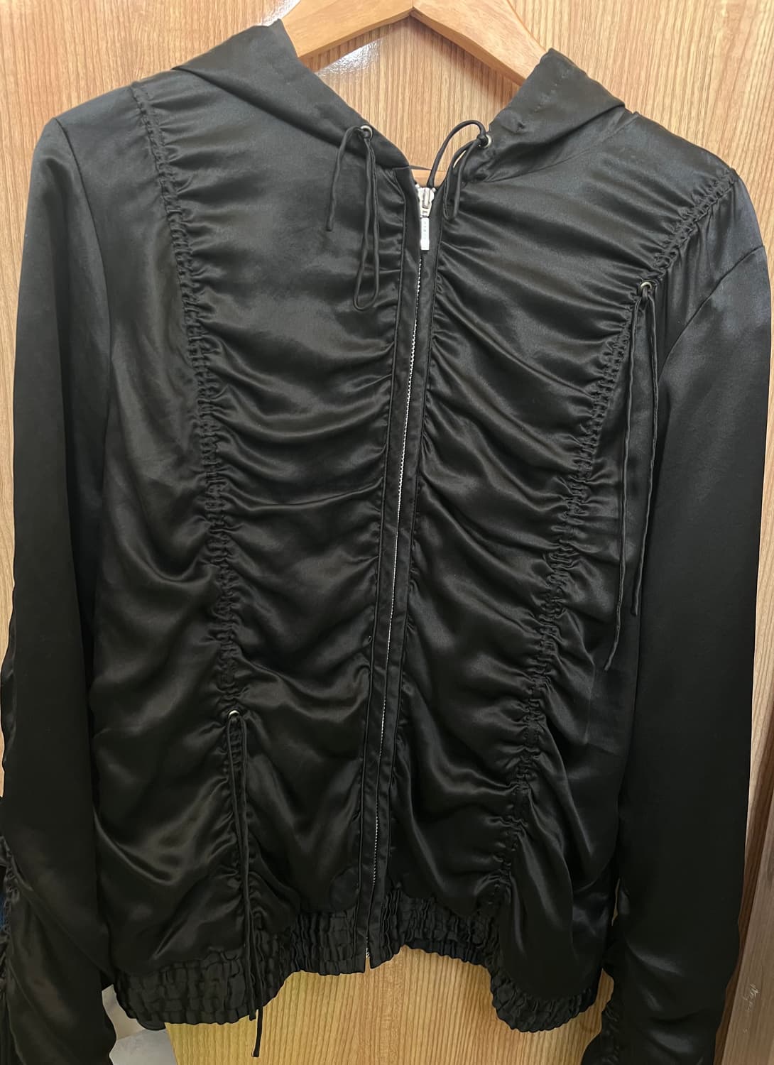 빈티지 셔링 후드집업 다크네이비 상품이미지4