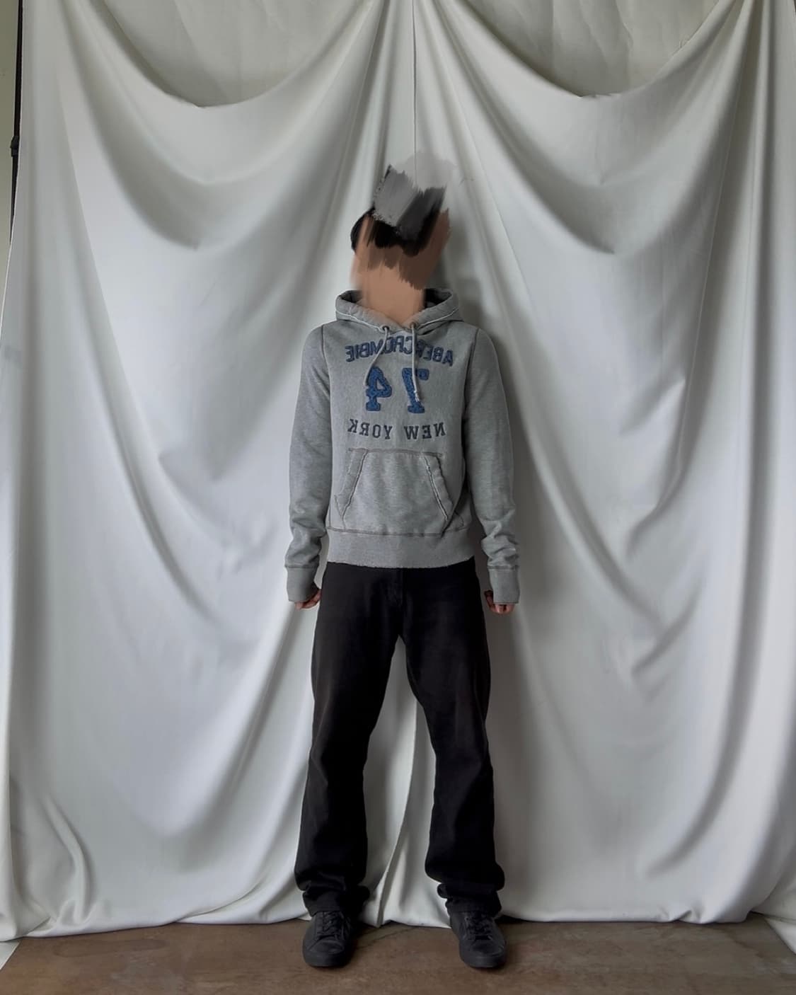 abercrombie 아베크롬비 자수 후드 상품이미지1