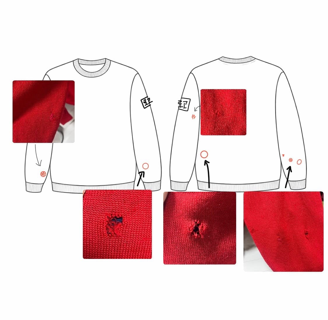 Capt scott 빈티지 방풍 니트 상품이미지6