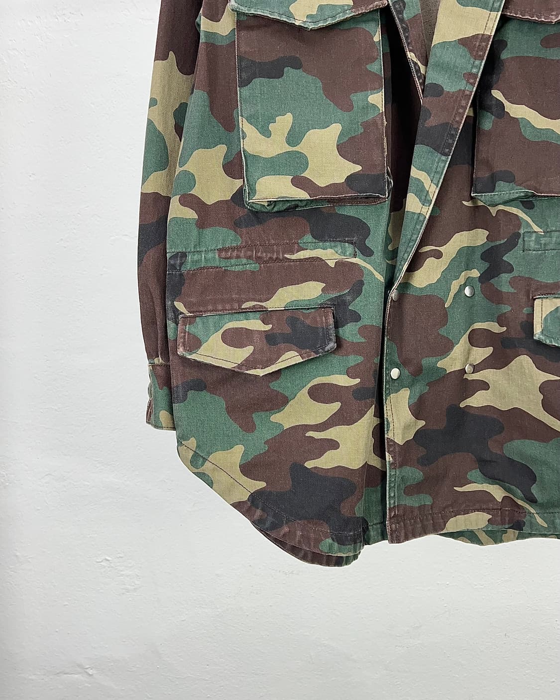 파세타즘 2015 벌수스 가먼트 워시 우드랜드 밀리터리 자켓 상품이미지4