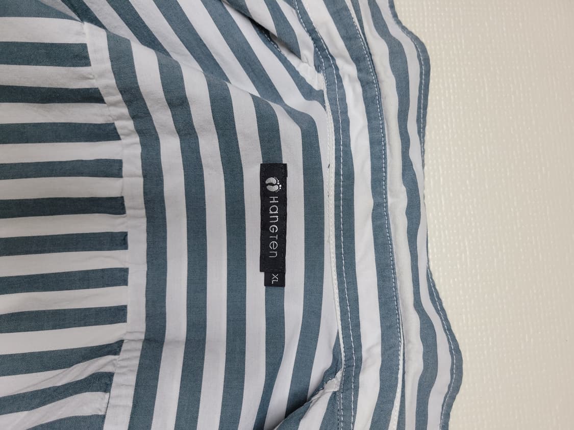 행텐 Hangten 남자 스트라이프 셔츠 105 라이트그린 상품이미지9