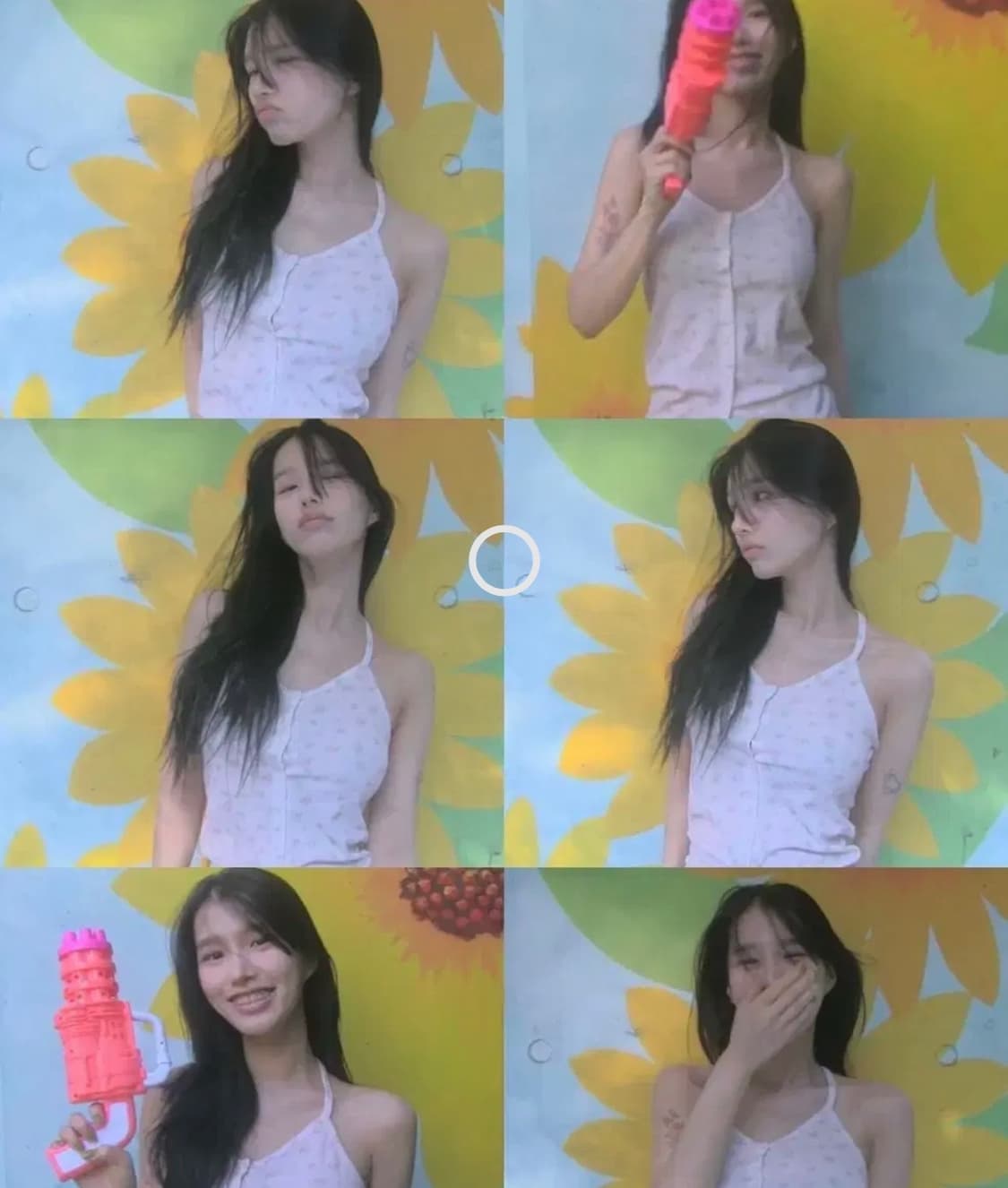 안즈 빈티지 아오이유우 나시 가디건 세트 상품이미지1