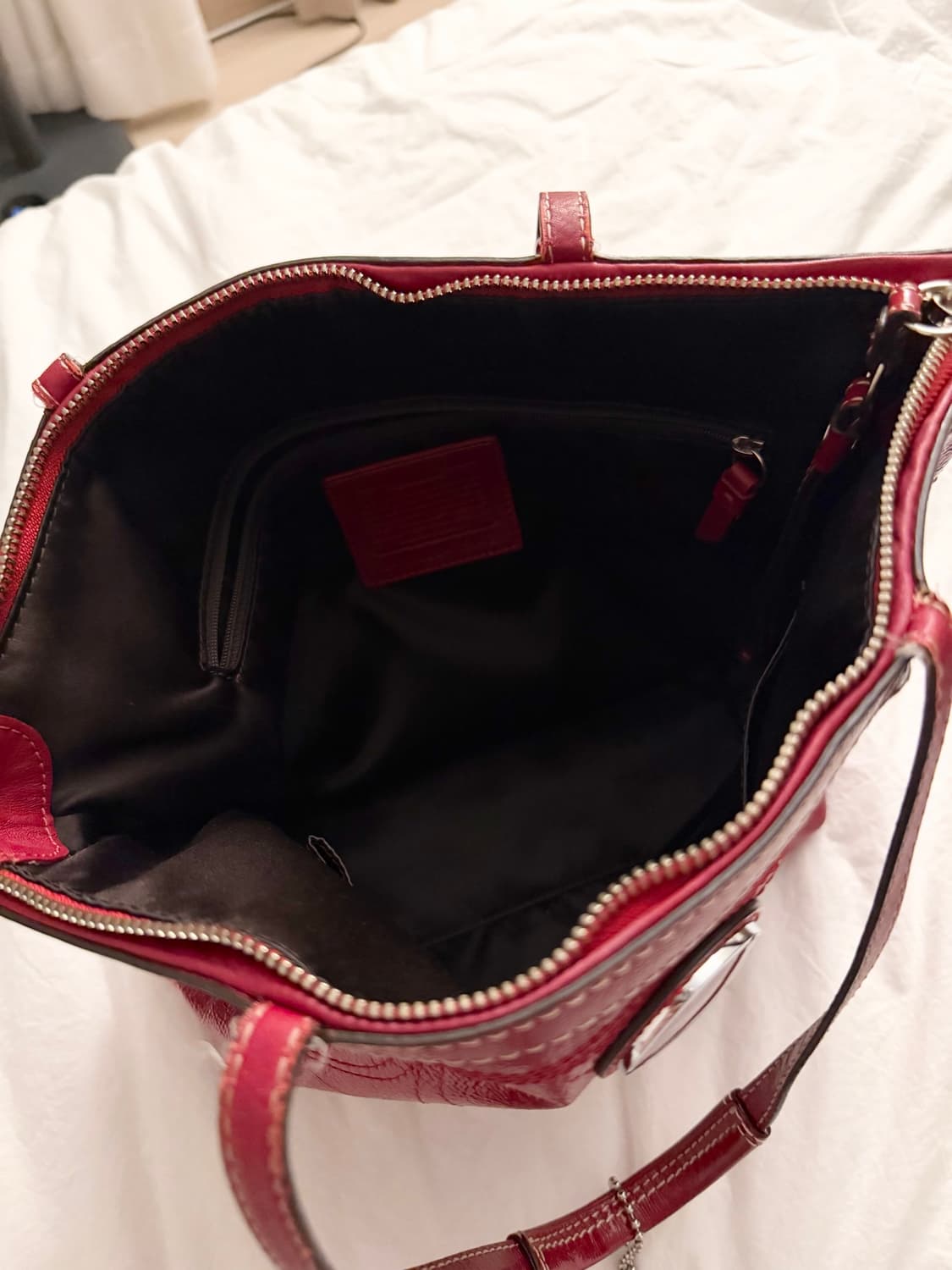 Coach red tote bag 상품이미지3