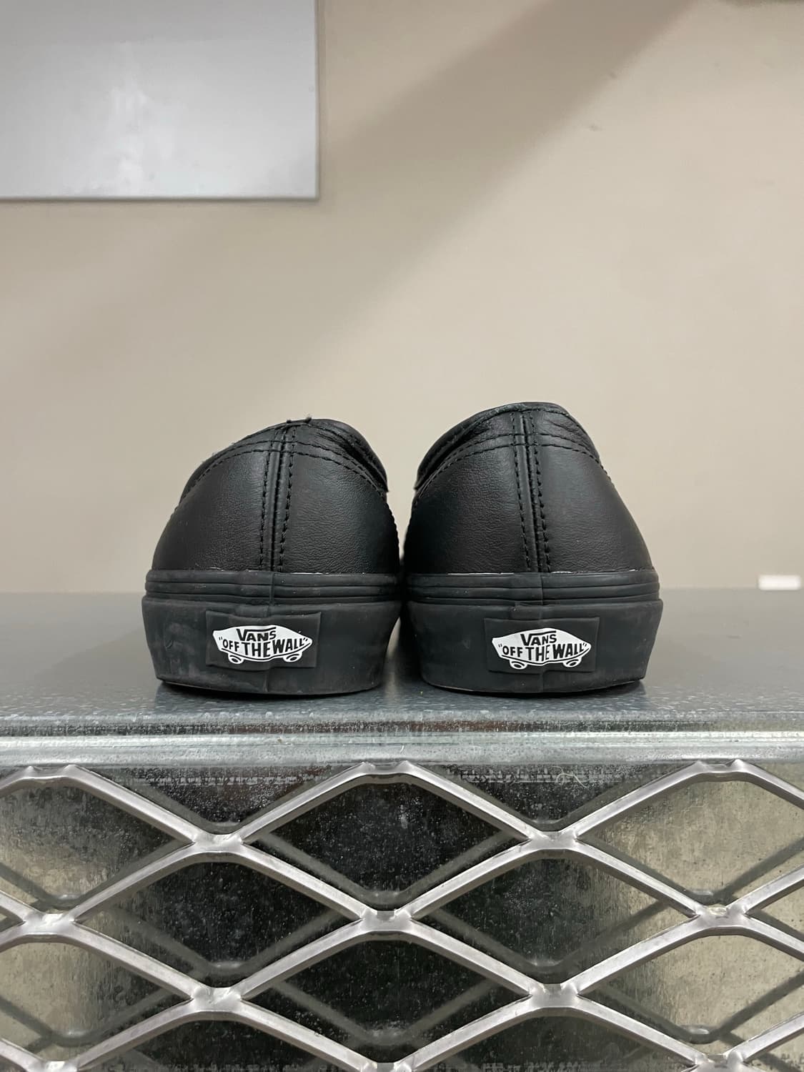 반스 어센틱 레더 블랙 265 상품이미지3