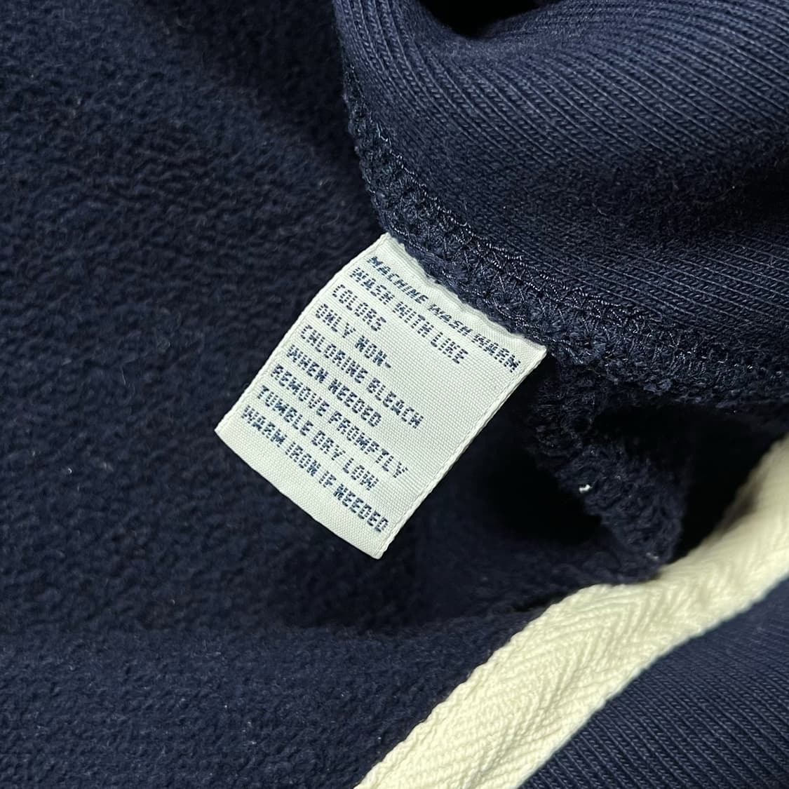 폴로 네이비 후드집업 상품이미지7