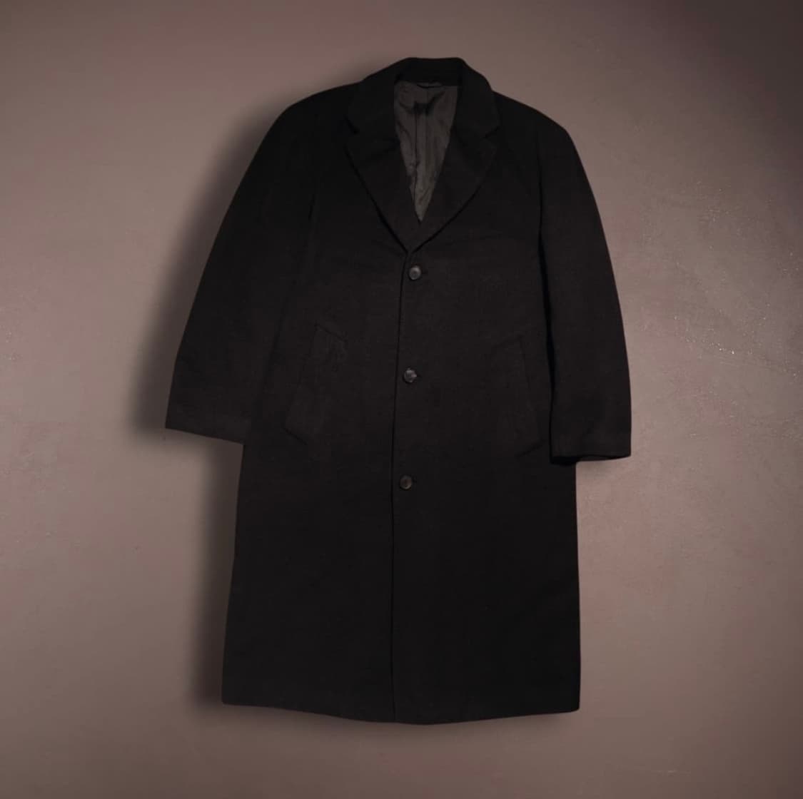 90s 휴고보스 캐시미어 100% 롱코트 XXL 상품이미지1