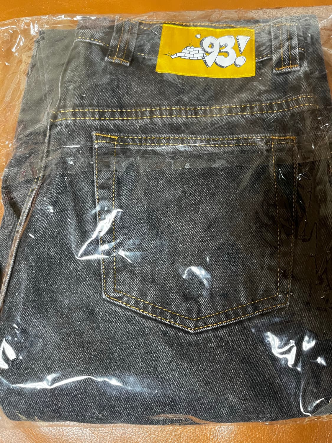 [30/30] 폴라스케이트 93 데님 워시드 블랙 구버전 상품이미지1