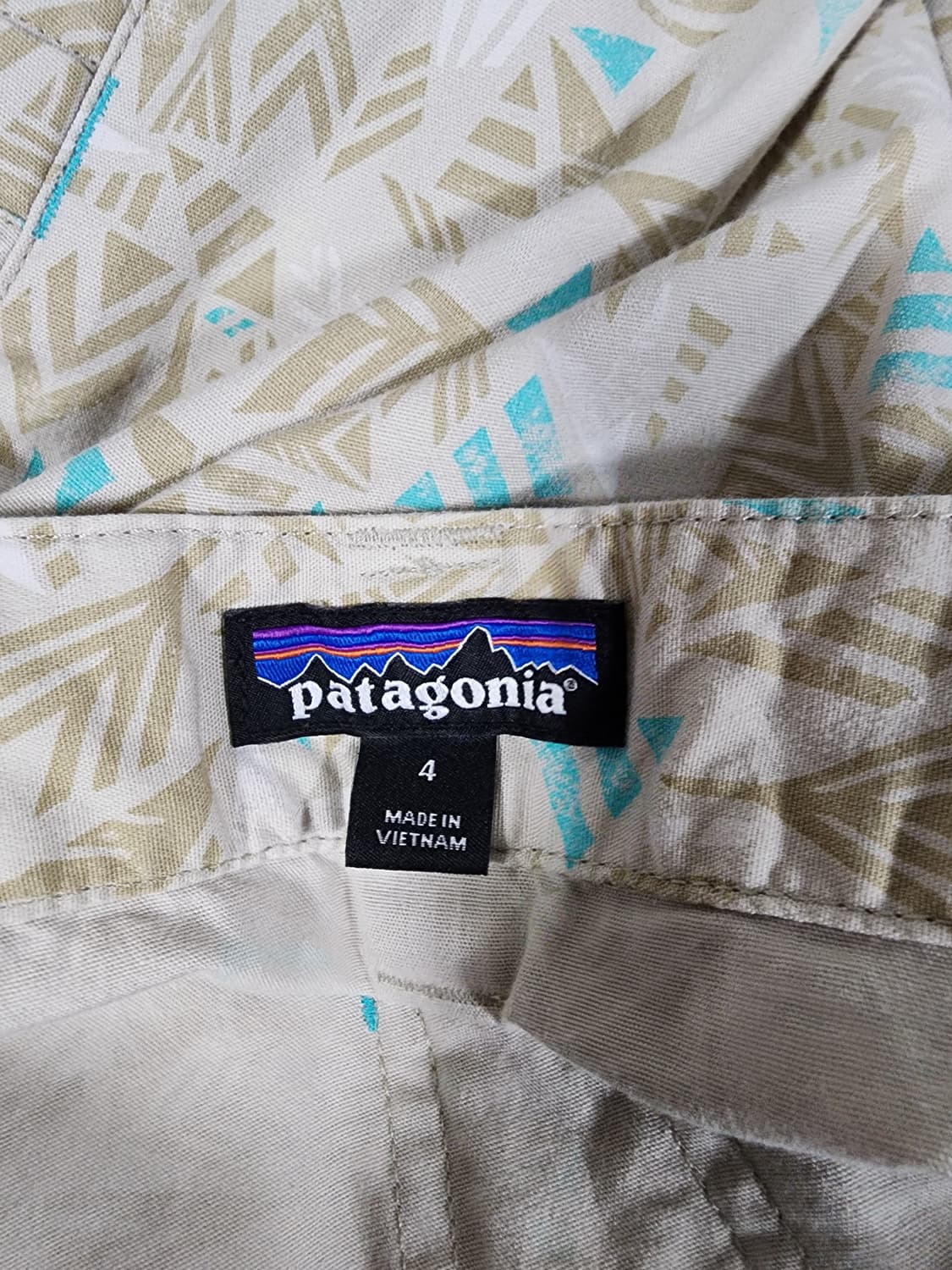 파타고니아 벵가 락 패턴 여성 바지 상품이미지4