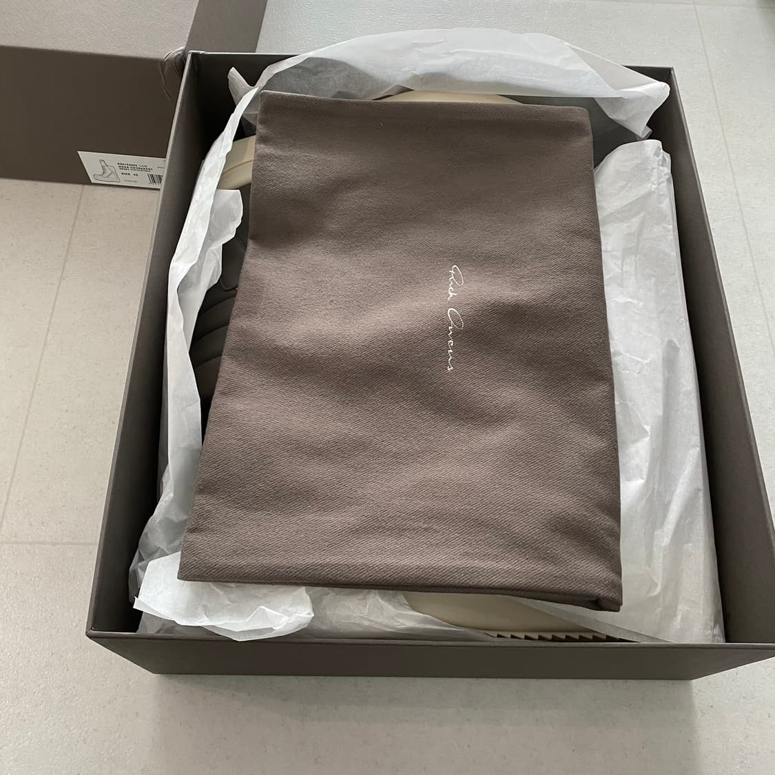 [42] 릭오웬스 메가 지오바스켓 더스트/밀크 상품이미지6