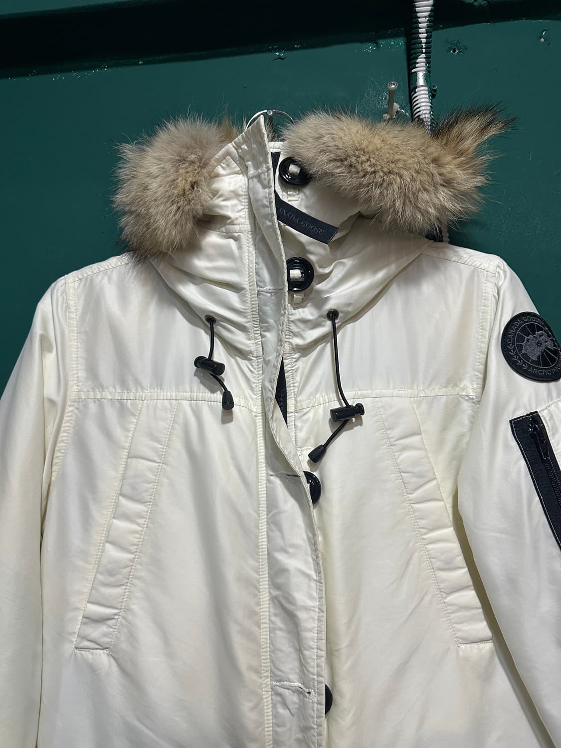 캐나다구스 매장판 패딩 아이보리 M 상품이미지2