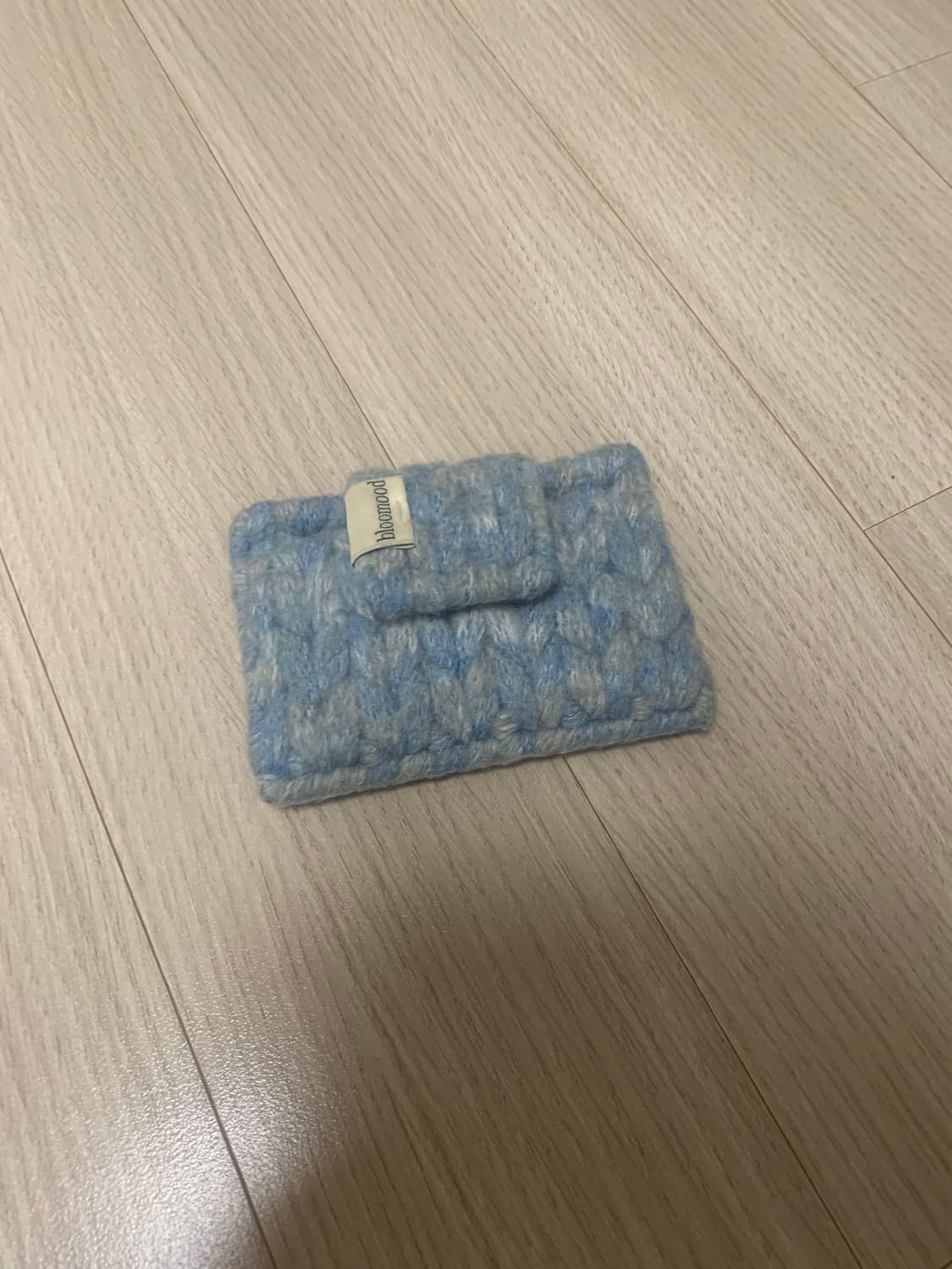 블루무드 손뜨개 카드지갑 상품이미지3