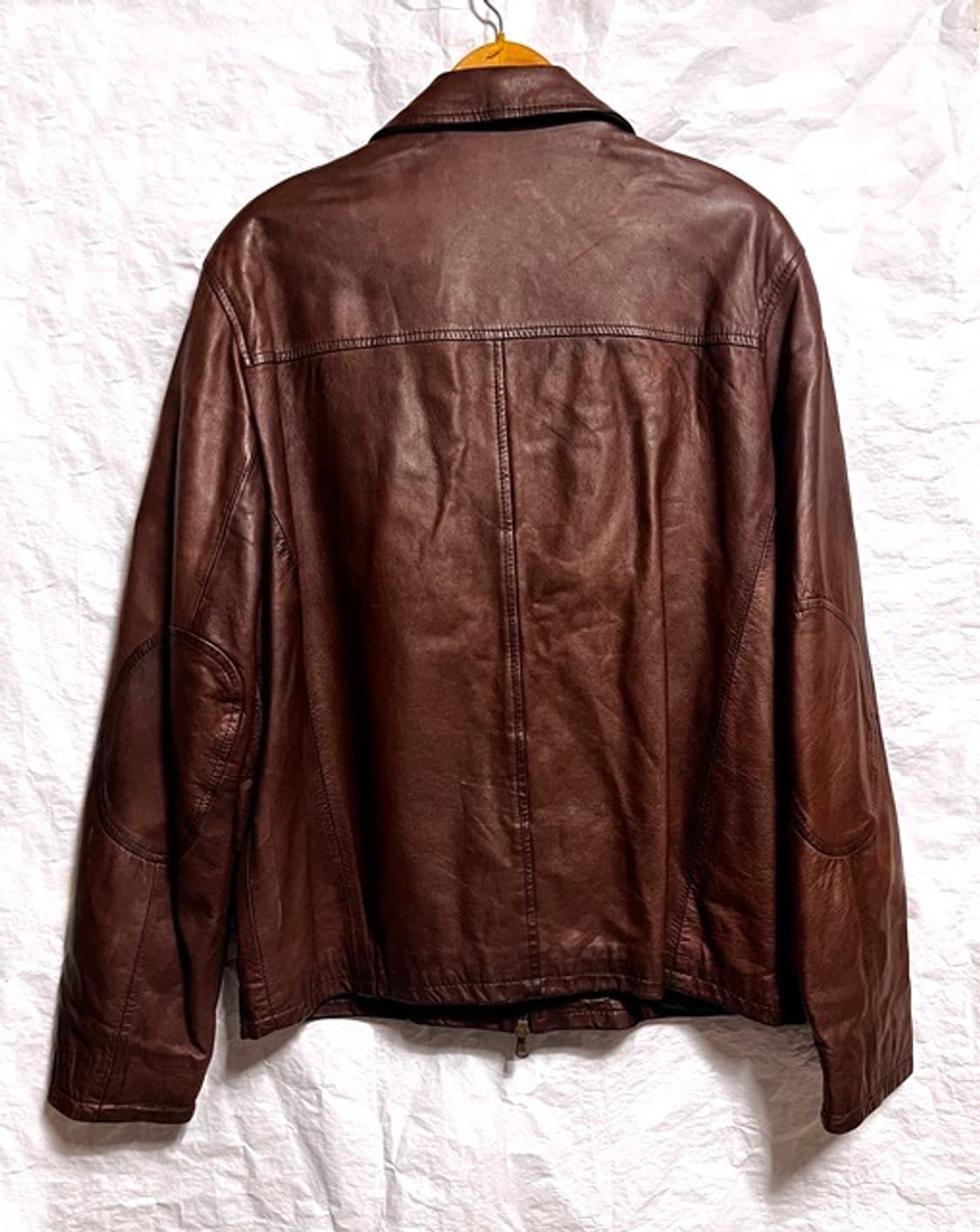 made in italy  존앤존스 가죽자켓  라이더 52 사이즈 상품이미지4