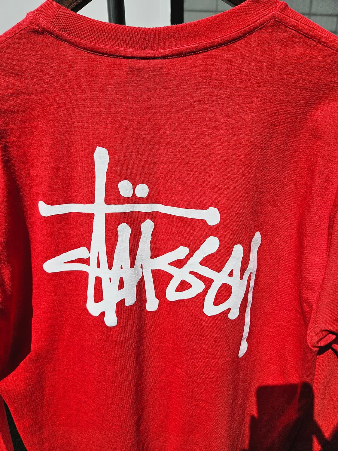 스투시 롱슬리브 레드 상품이미지4