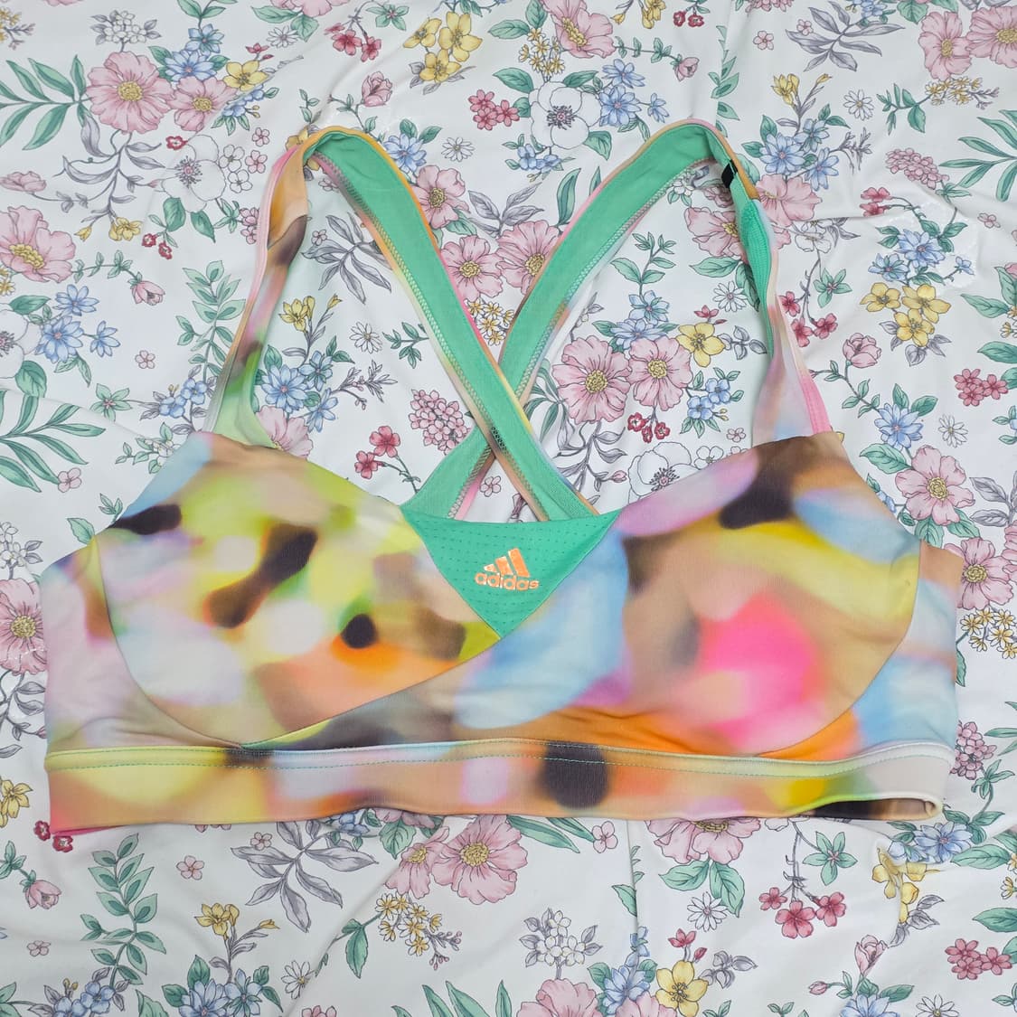 아디다스 미국빈티지)핀터깔 인피니트 시리즈 슈퍼노바 y2k 스포츠 브라탑 상품이미지3
