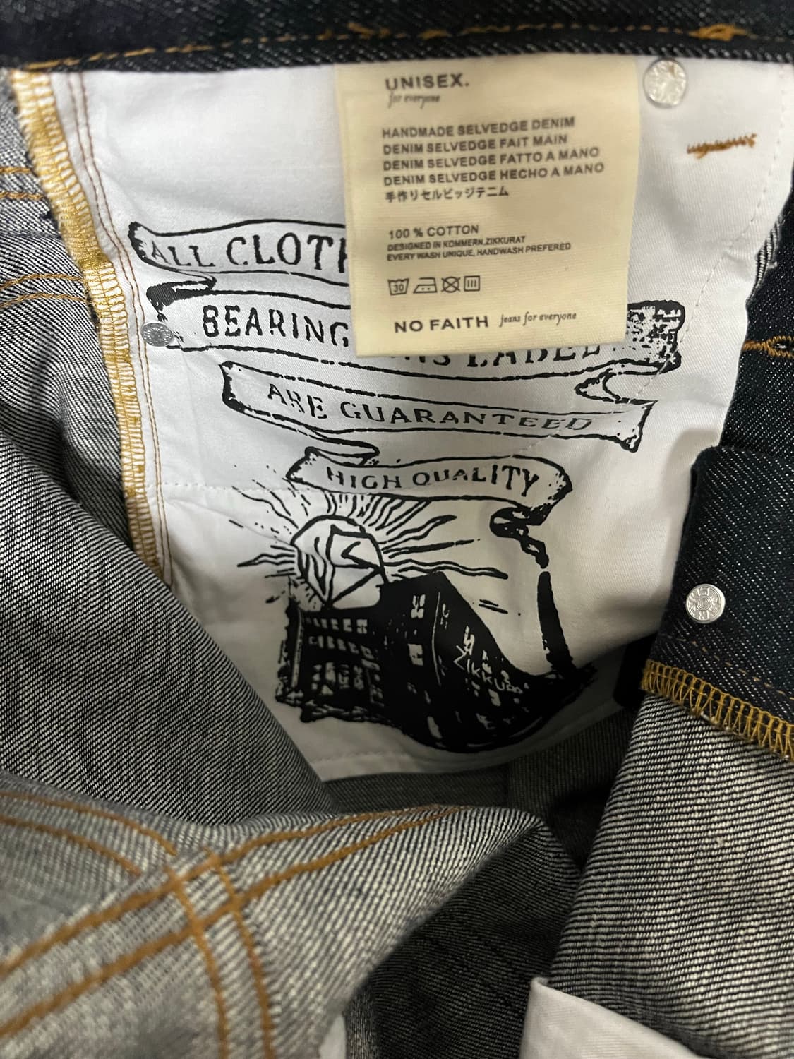 노페이스스튜디오 루즈핏 데님 m 상품이미지3