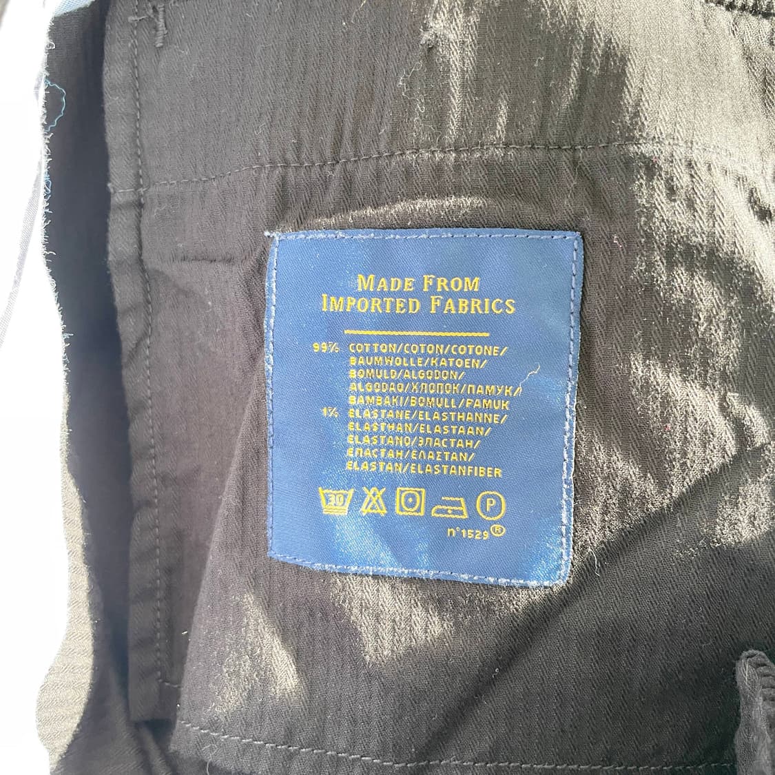 D1 폴로랄프로렌 블랙 클래식핏 코듀로이팬츠 38사이즈 상품이미지4