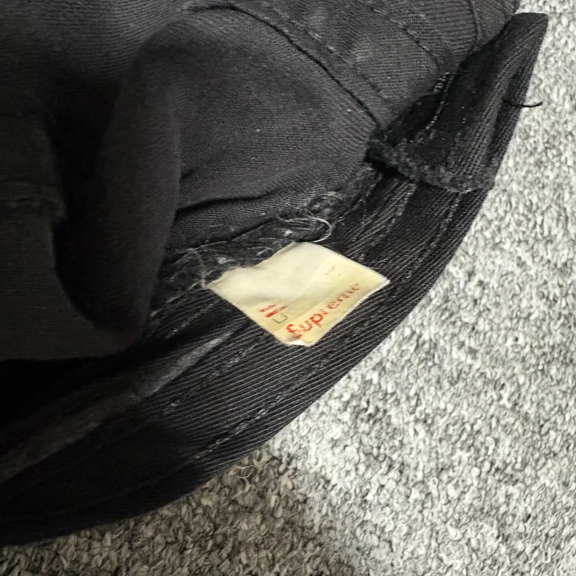 슈프림 캠프캡 블랙 상품이미지7