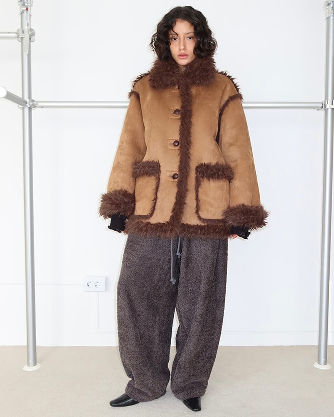 리버시블 퍼자켓 상품이미지4