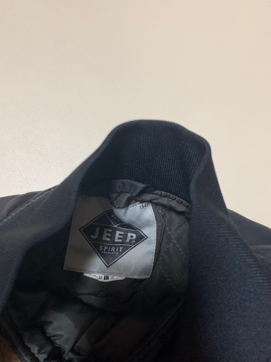 [L] JEEP 지프 정품 빅로고 블랙 봄버 자켓 상품이미지4