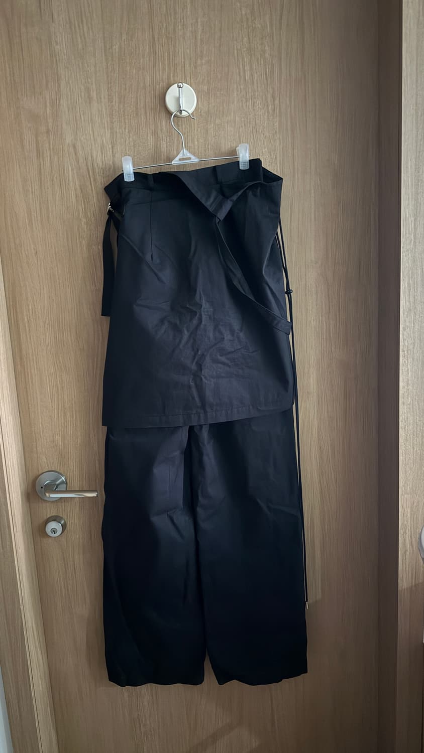 [1] 혜인서 랩 스커트 와이드 팬츠 상품이미지3