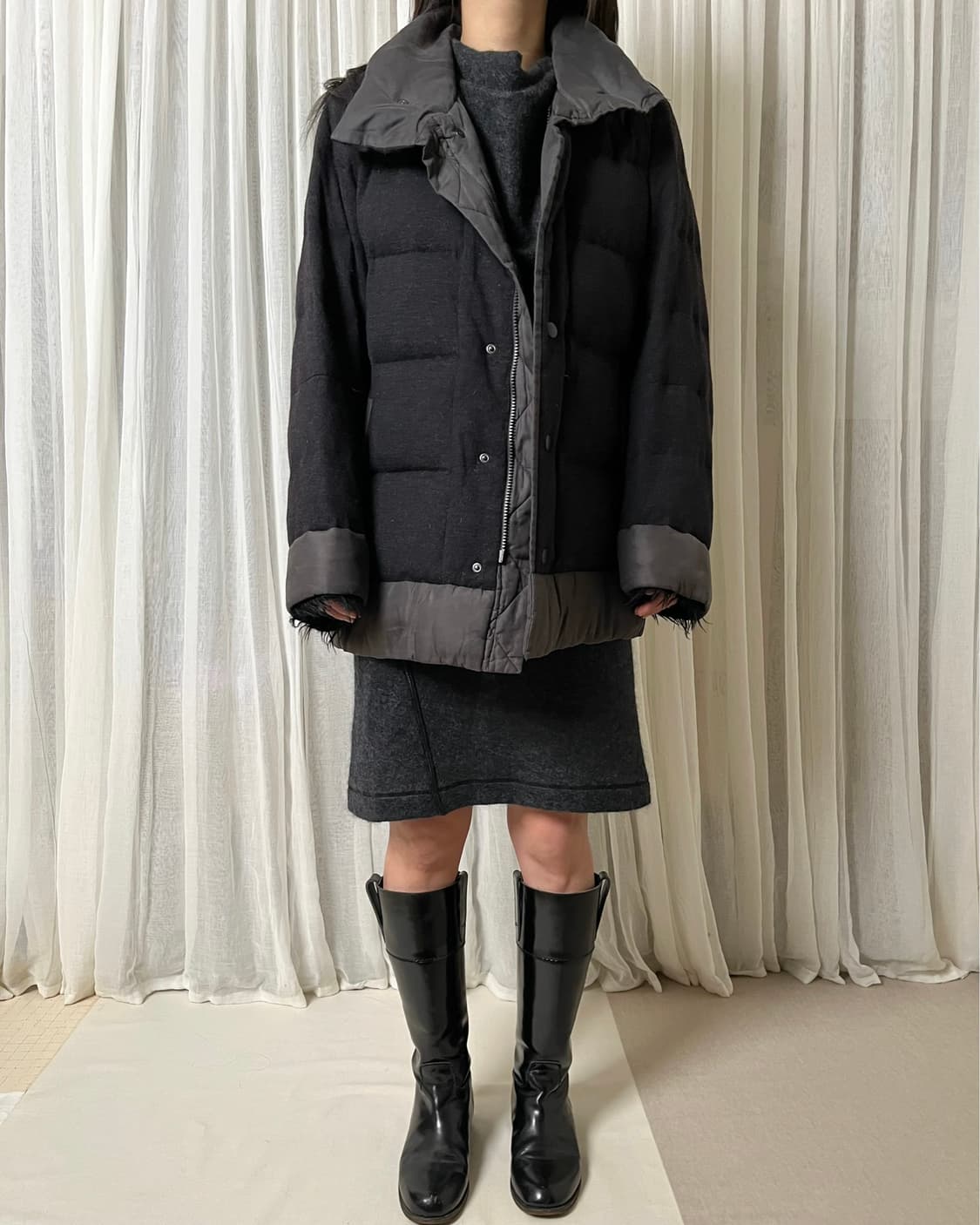 이세이미야케 울 패딩 자켓 issey miyake haat 푸퍼자켓 상품이미지10