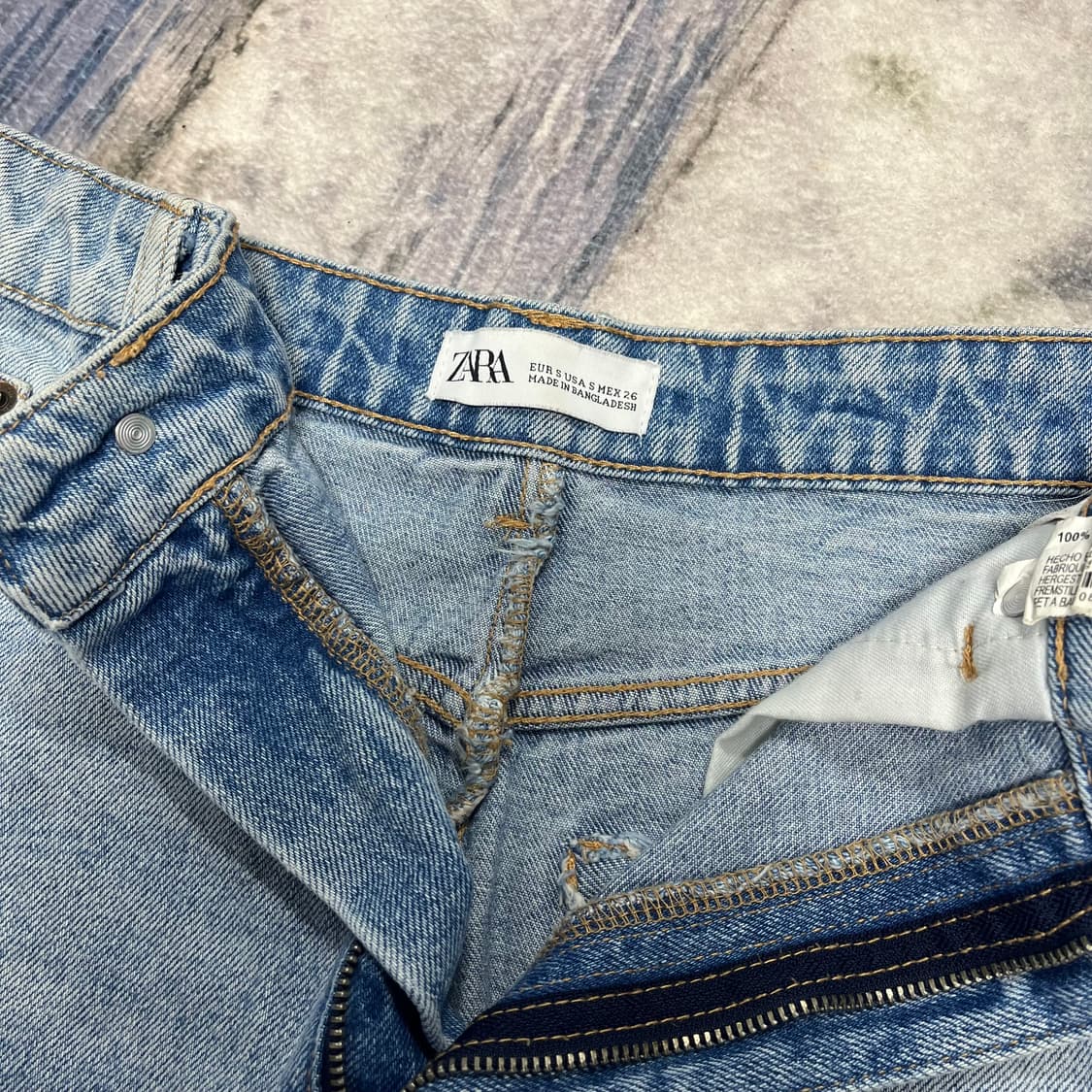 자라 데님 스커트 S 상품이미지3