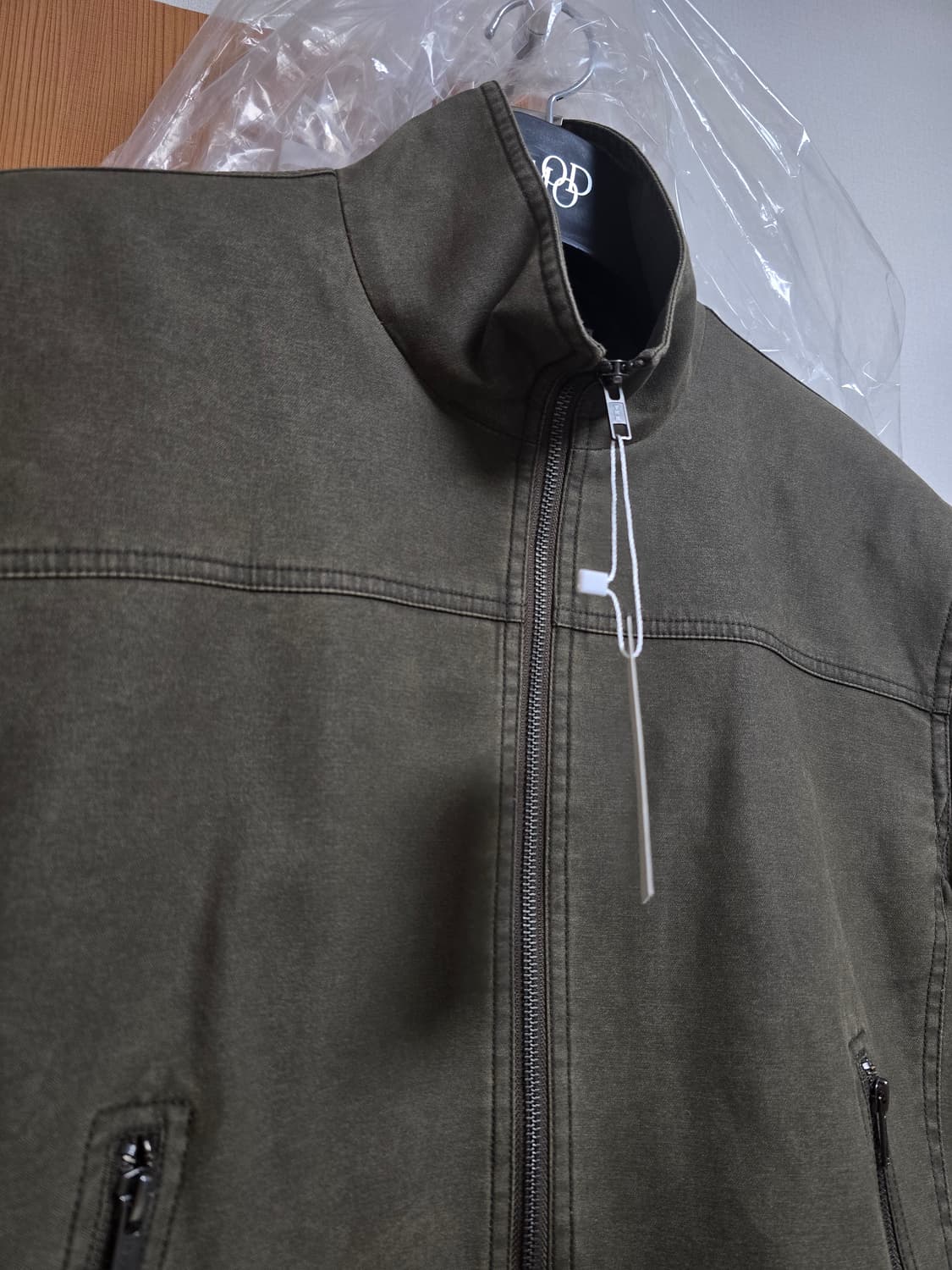 엘무드 페이즈 텐셀 트러커 자켓 카키 46 상품이미지2