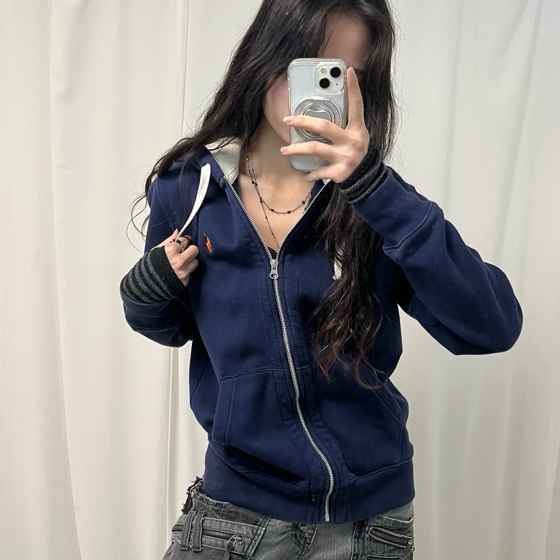 Polo Pony Thermal Hoodie Zip-up 상품이미지1