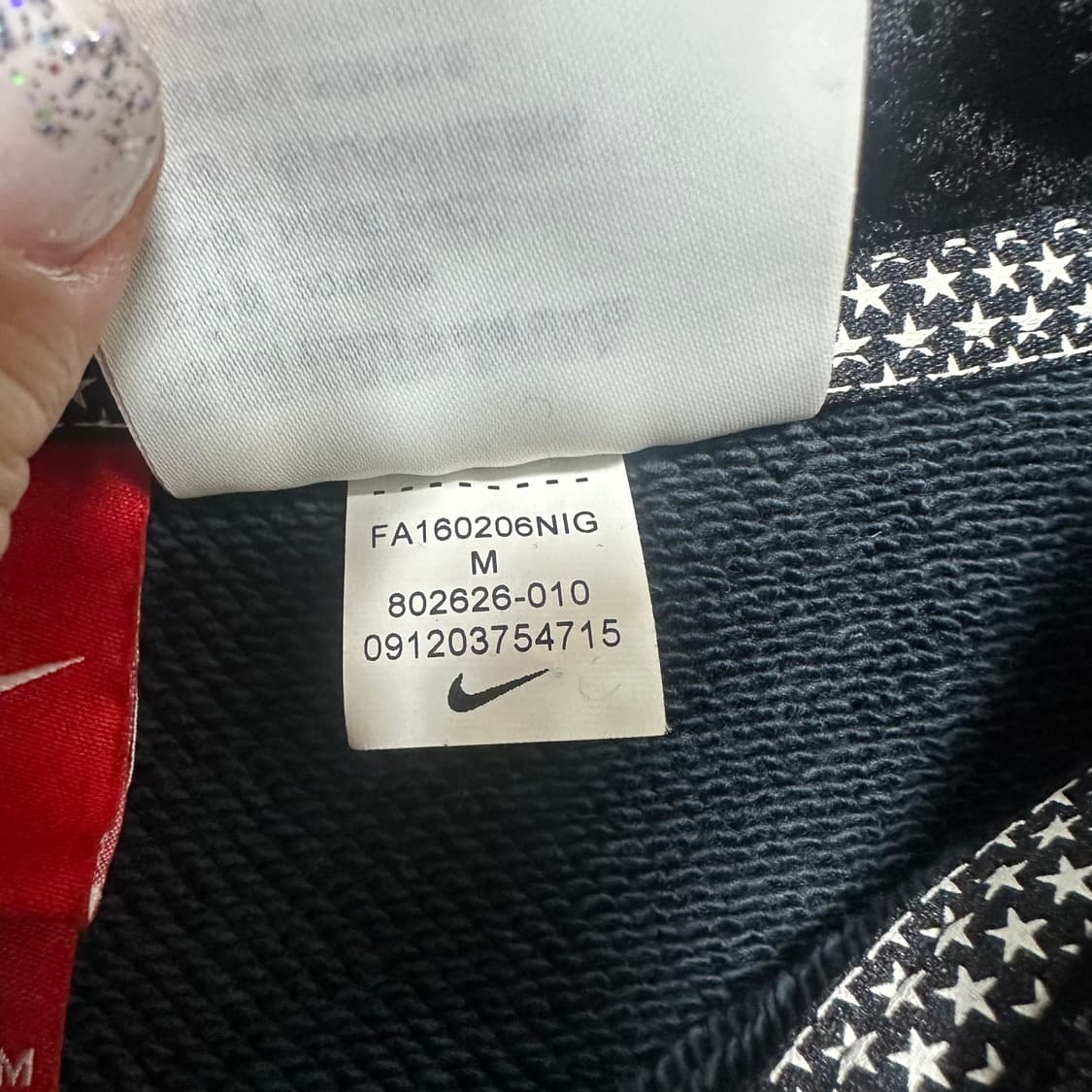 ✨ (바배) 나이키 에어 파이프스타 블랙 후드 집업  상품이미지4