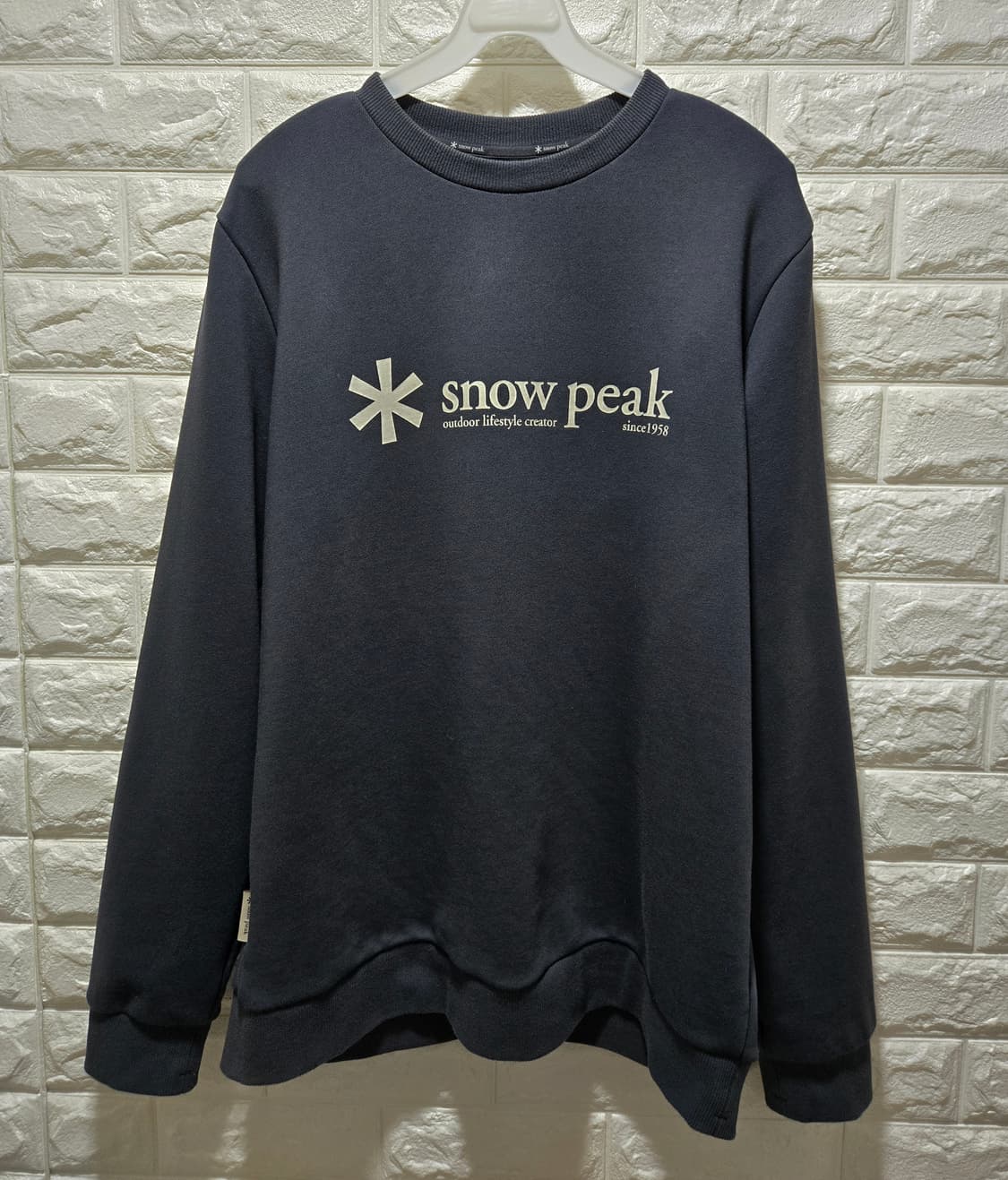 스노우피크 맨투맨 크루넥 스웨트셔츠 105 상품이미지1