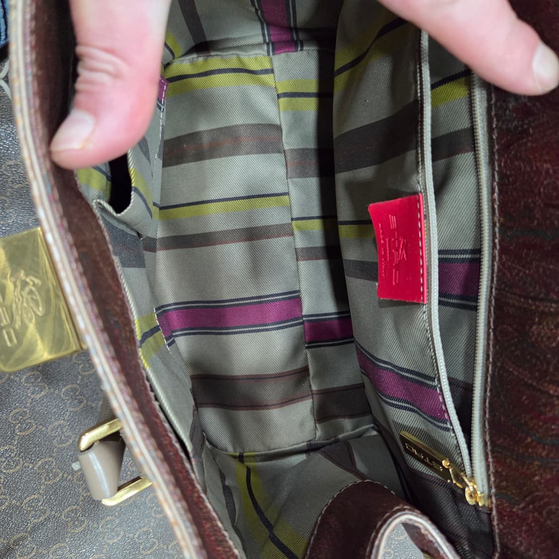 에트로 골드버클 토트백 상품이미지7