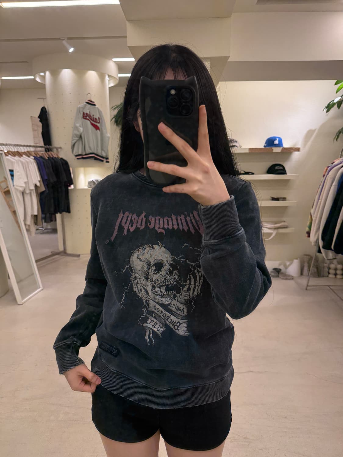  버커루 y2k 빈티지 디테일 맨투맨 U3 상품이미지1