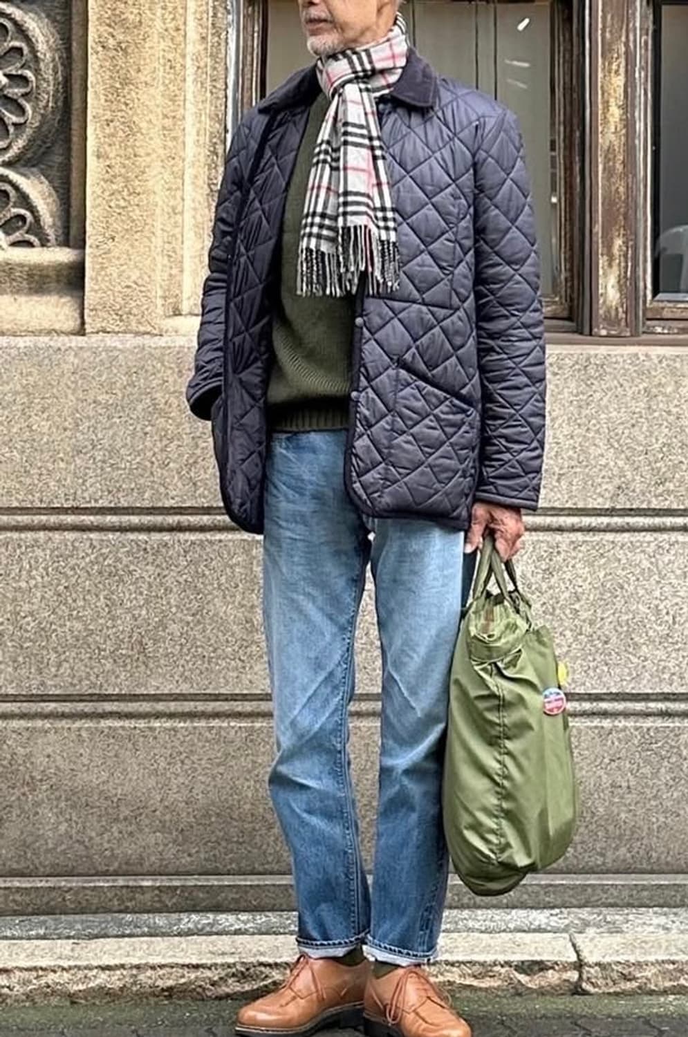 라벤햄 퀼팅자켓 네이비 L 상품이미지1