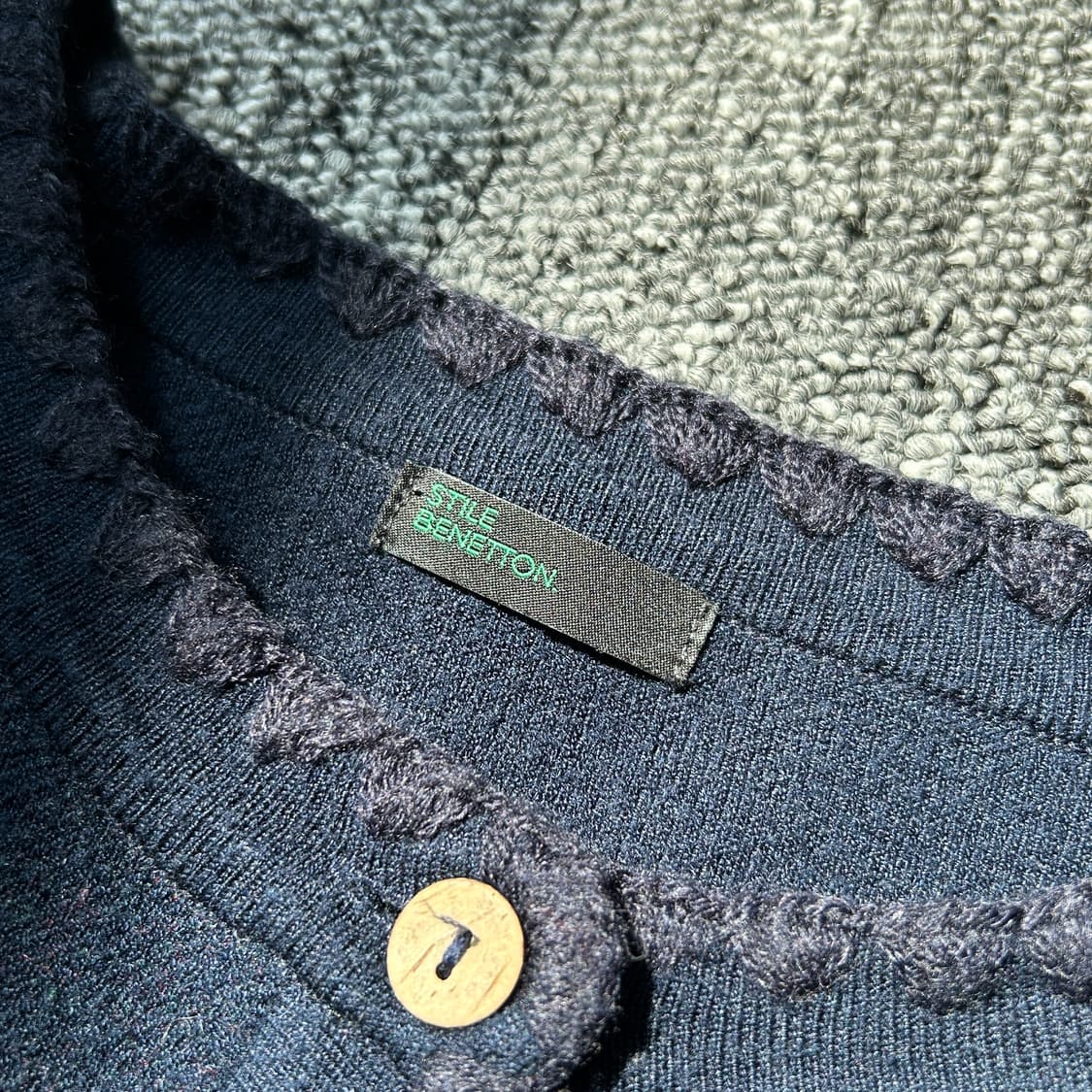 베네통 키즈 네이비 가디건 상품이미지6