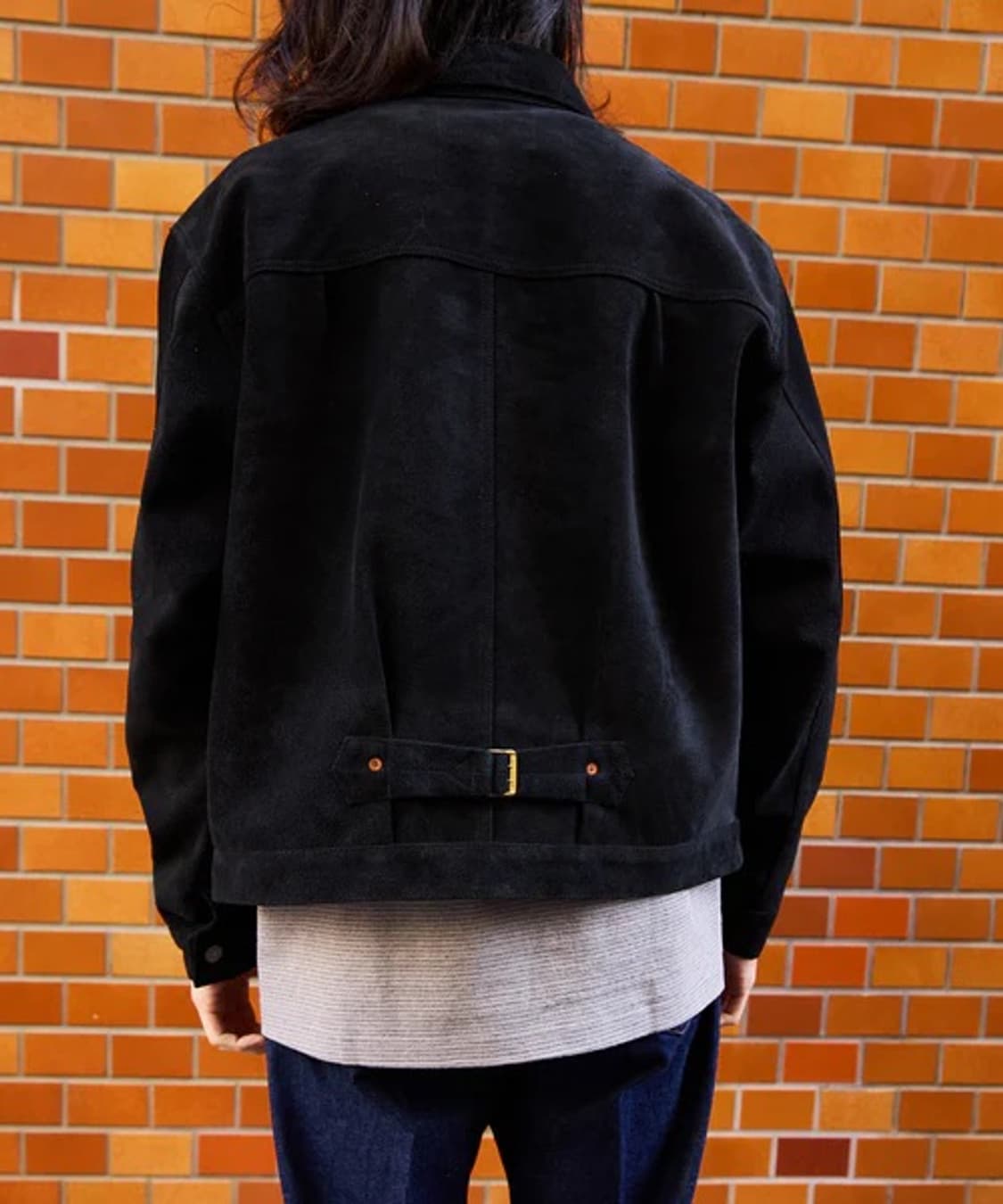 본쿠라 WILD LIFE TALOR 별주 1세대 스웨이드 가죽자켓 40 상품이미지6