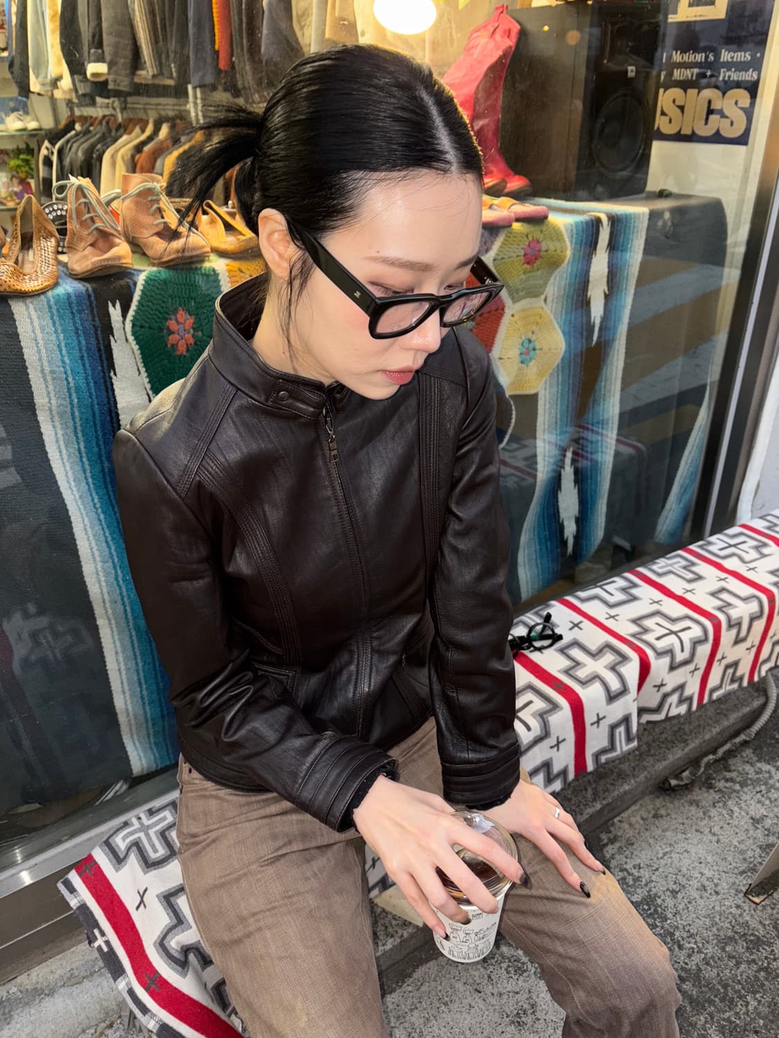 Lambskin Café Racer Jacket 상품이미지4