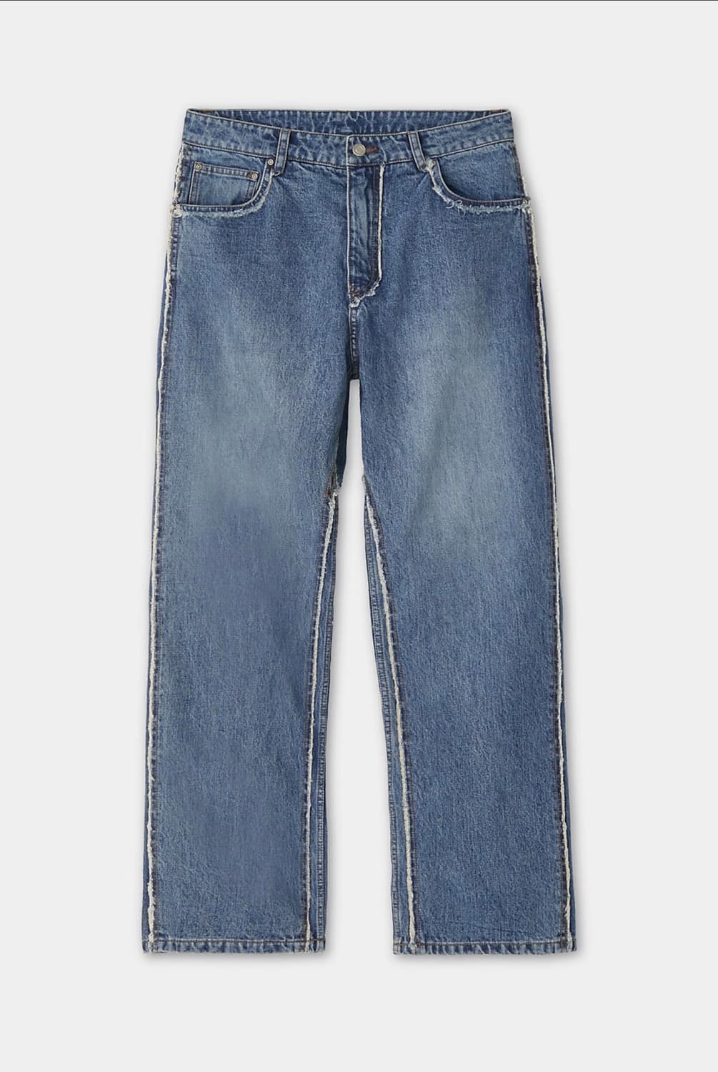 쿠어 coor 컷오프 스플릿 데님 L 상품이미지3