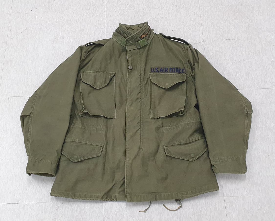 미군 오리지널 m65 필드자켓 미디움숏 '80년도 A+급 내피포함 상품이미지1