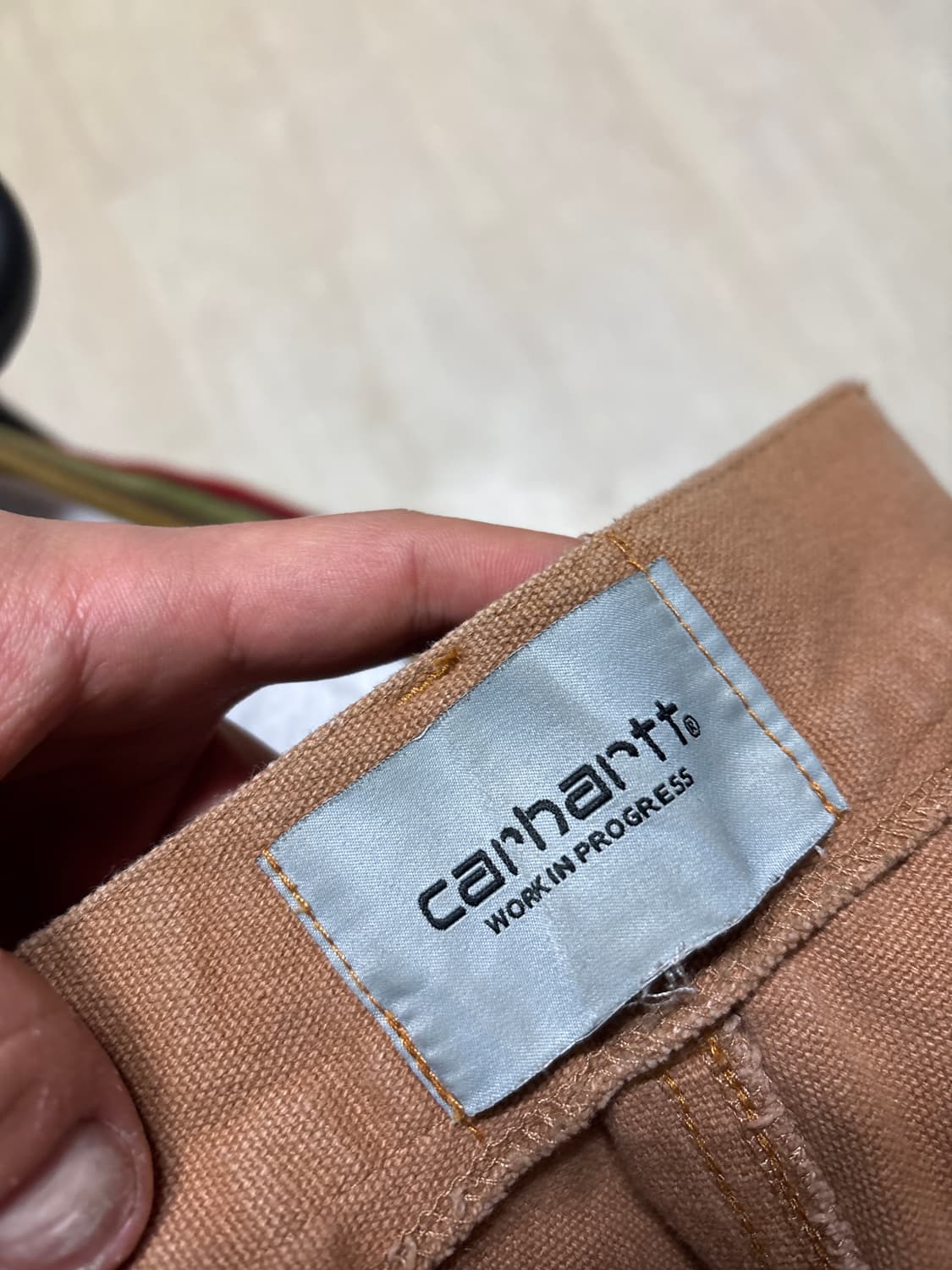 칼하트 더블니 wip  브라운 상품이미지3