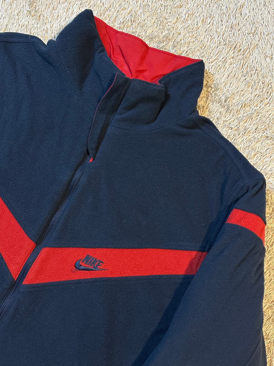 00's 나이키 올드스쿨 스우시 리버시블 배색 점퍼 자켓 상품이미지6