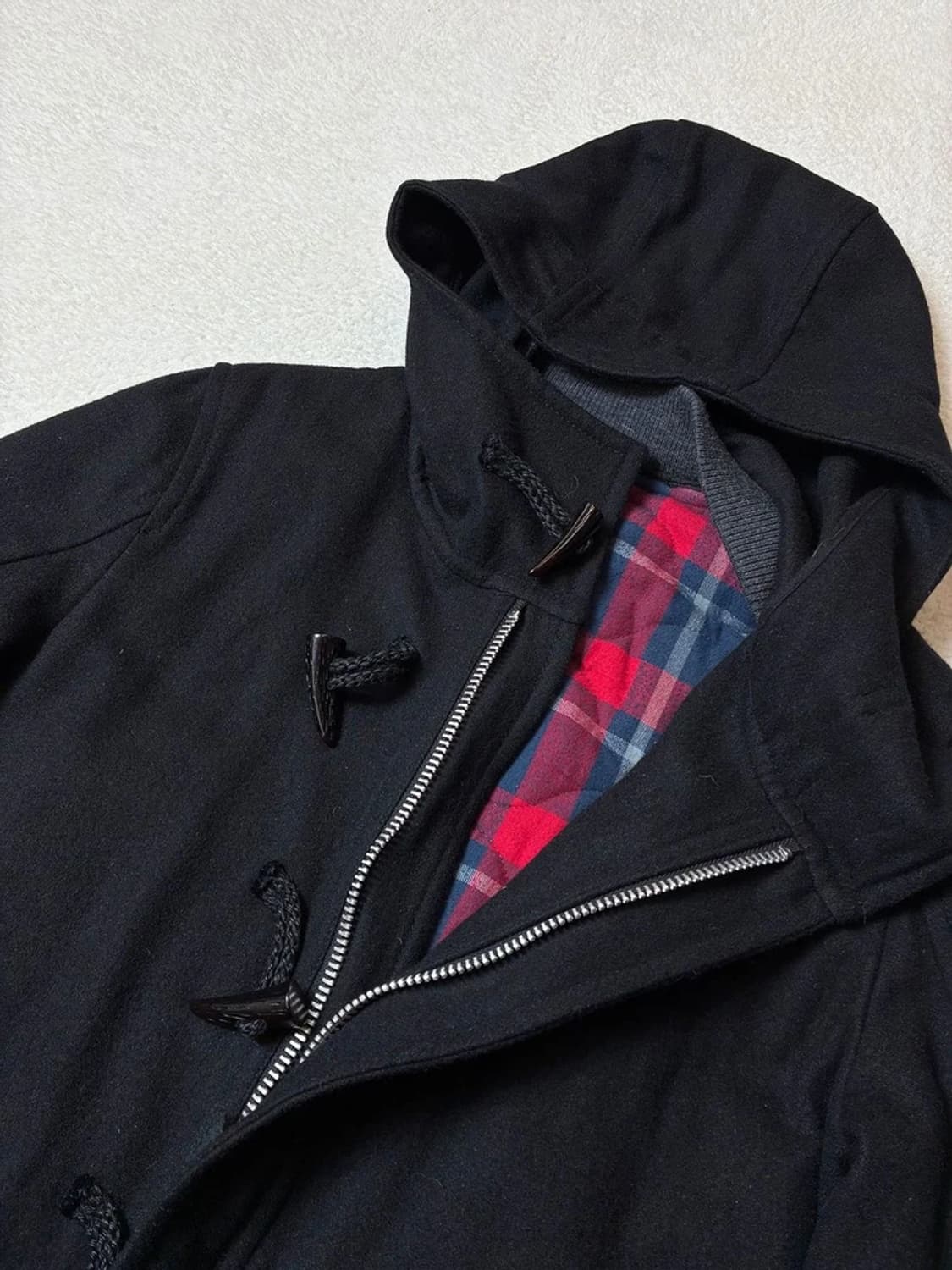 게스 10's 유틸리티 피쉬테일 울 후디 더플 자켓 PN6743 상품이미지3