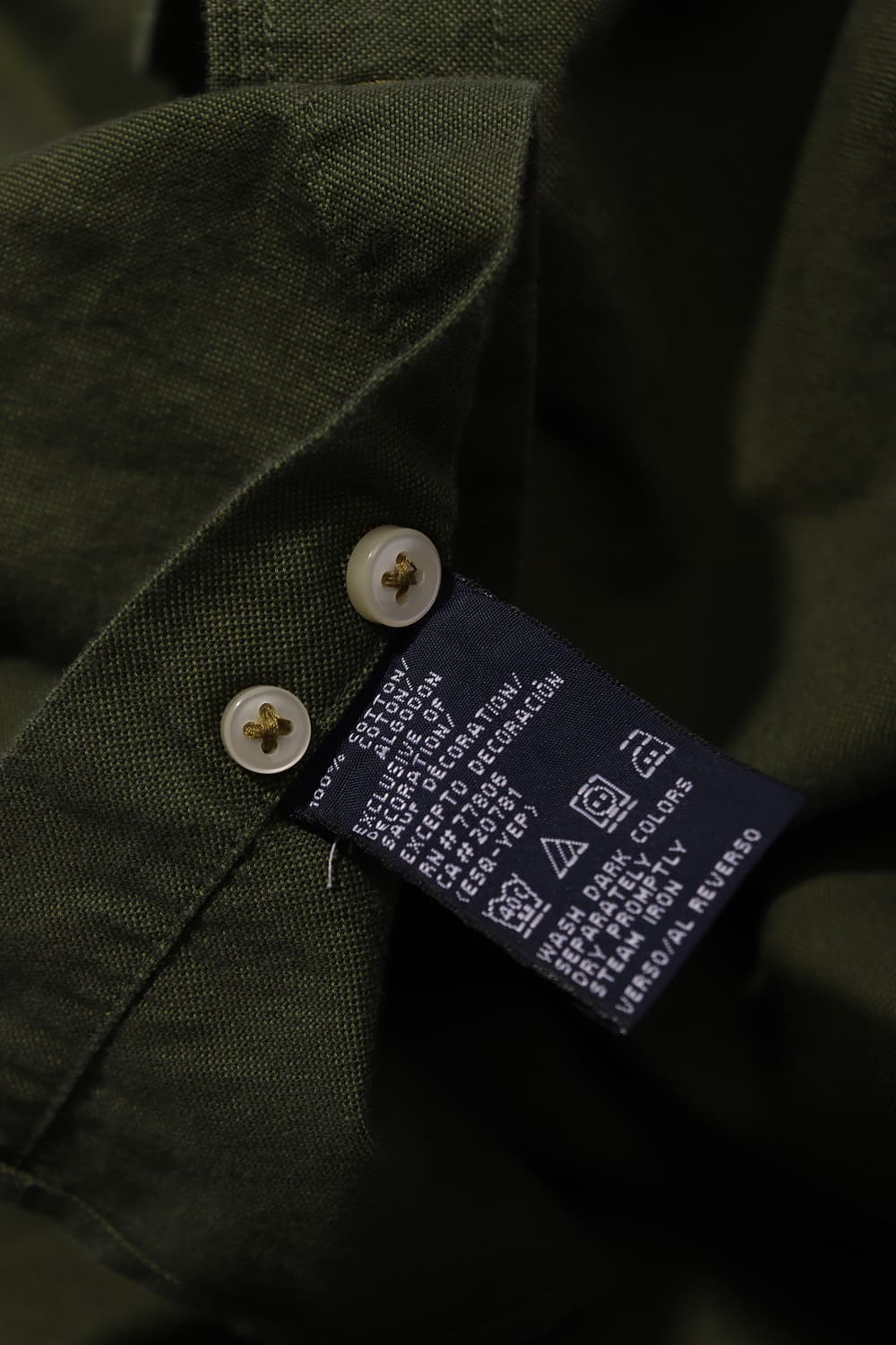 타미 힐피거 00s 옥스퍼드 헤리티지 로고 오버핏 셔츠  상품이미지6